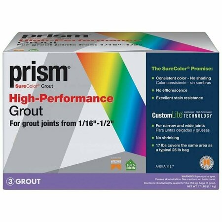 CUSTOM ACCESSORIES Grout Prism 17lb No19 Pew CPG1917